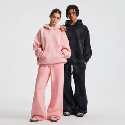 Fleece Baggy Sweatpants – Casual Winter Unisex Joggers