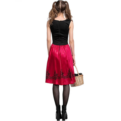 Little Red Riding Hood Costume Dress Set