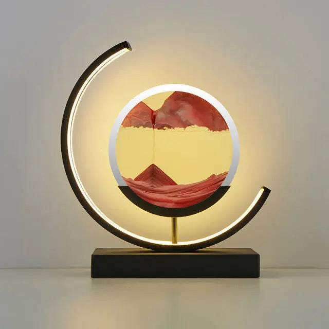 Customizable 3D LED Hourglass with Remote Control