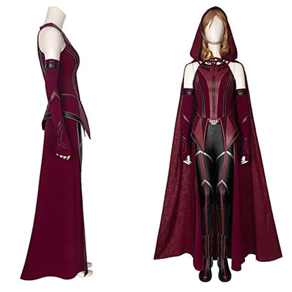 Scarlet Witch WandaVision Cosplay Costume Set