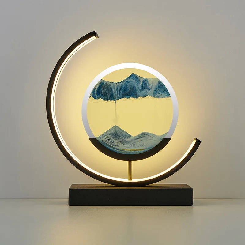 Customizable 3D LED Hourglass with Remote Control