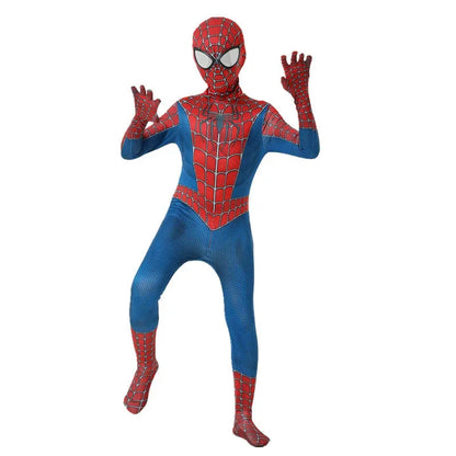 Kids Spiderman 3D Spandex Costume Bodysuit