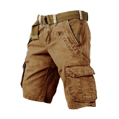 Men's Military Style Casual Cargo Shorts