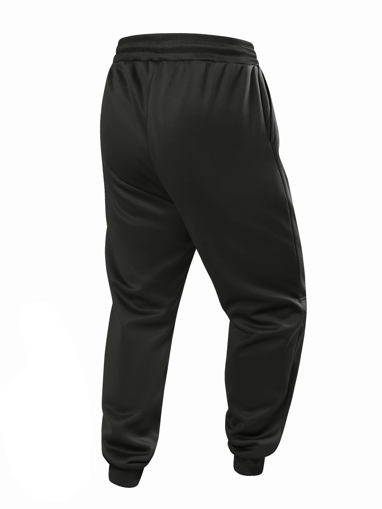Fleece Lined Warm Sweatpants for Men, Casual Winter Pants