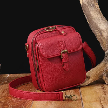 Women's Vintage Crossbody Bag with Card Holder