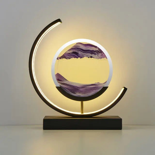 Customizable 3D LED Hourglass with Remote Control