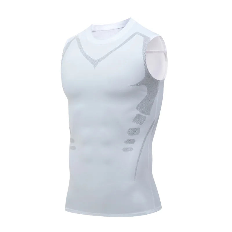 Men’s Compression Gym Tank Top – Quick Dry Vest