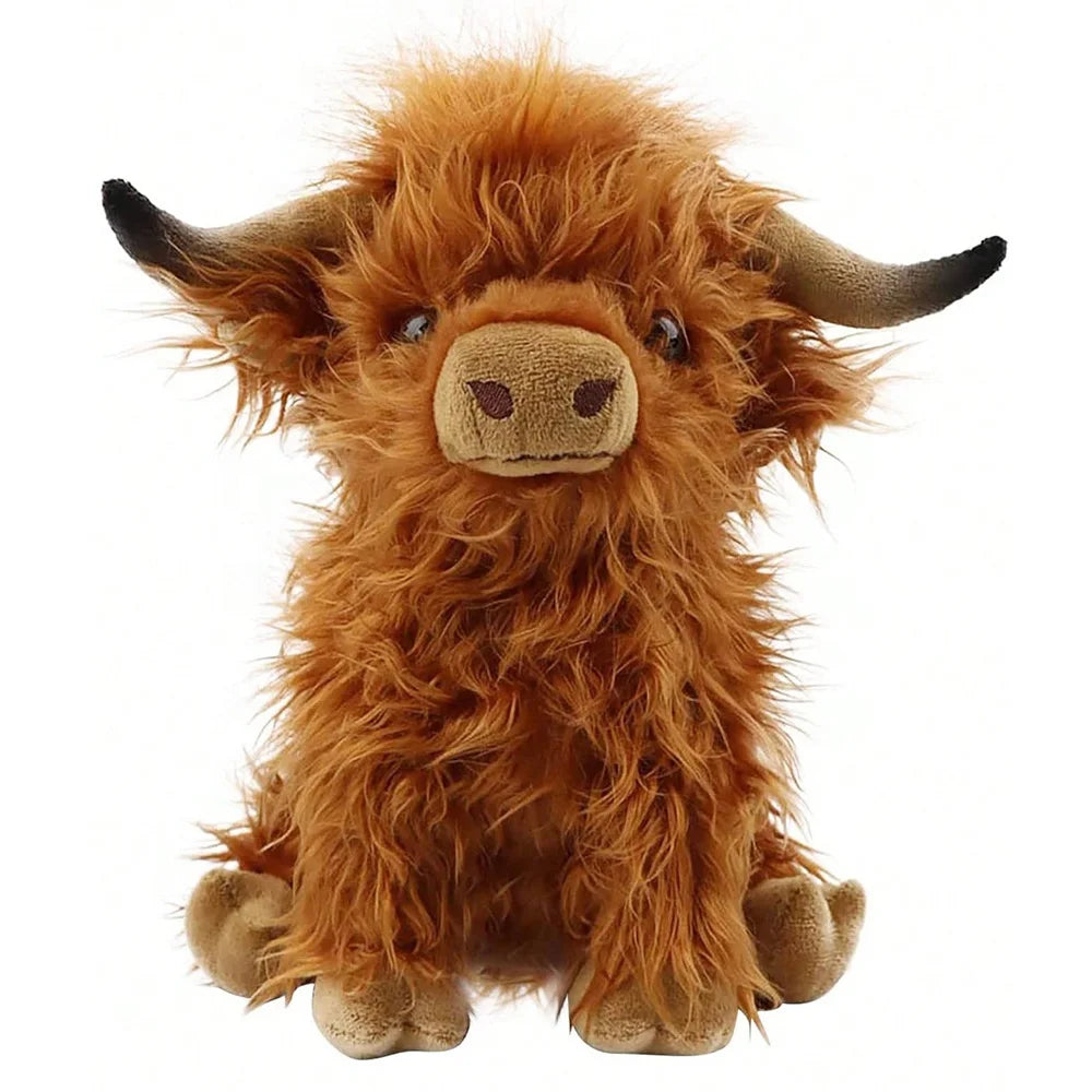 Highland Cow Plush Toy – 10.6 Inches Soft Stuffed Animal