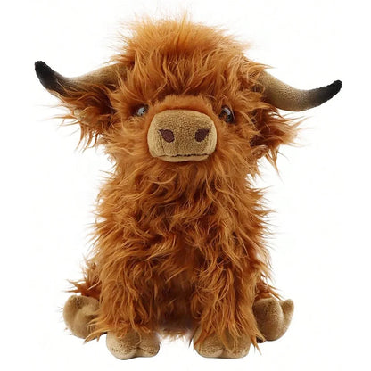 Highland Cow Plush Toy – 10.6 Inches Soft Stuffed Animal