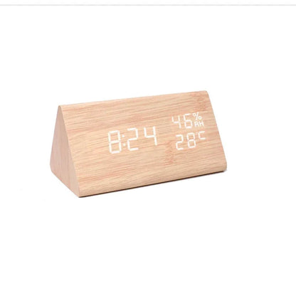 LED Digital Alarm Clock with Temperature & Humidity Display