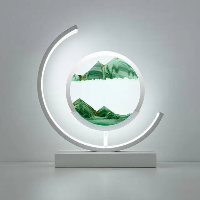 Customizable 3D LED Hourglass with Remote Control