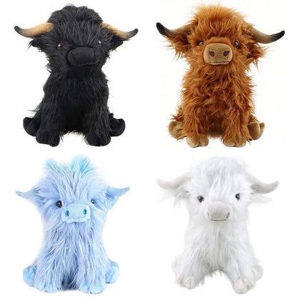 Highland Cow Plush Toy – 10.6 Inches Soft Stuffed Animal