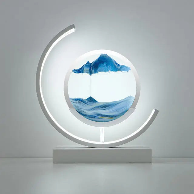 Customizable 3D LED Hourglass with Remote Control