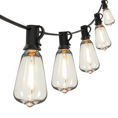 Outdoor LED String Lights Waterproof Patio Garden Garland