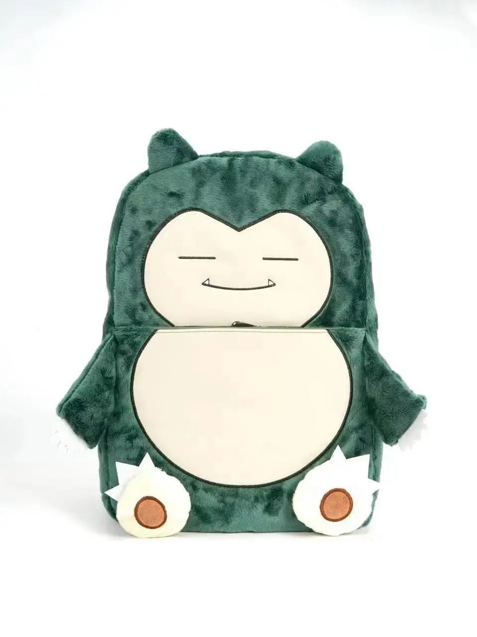 Snorlax plush backpack - back