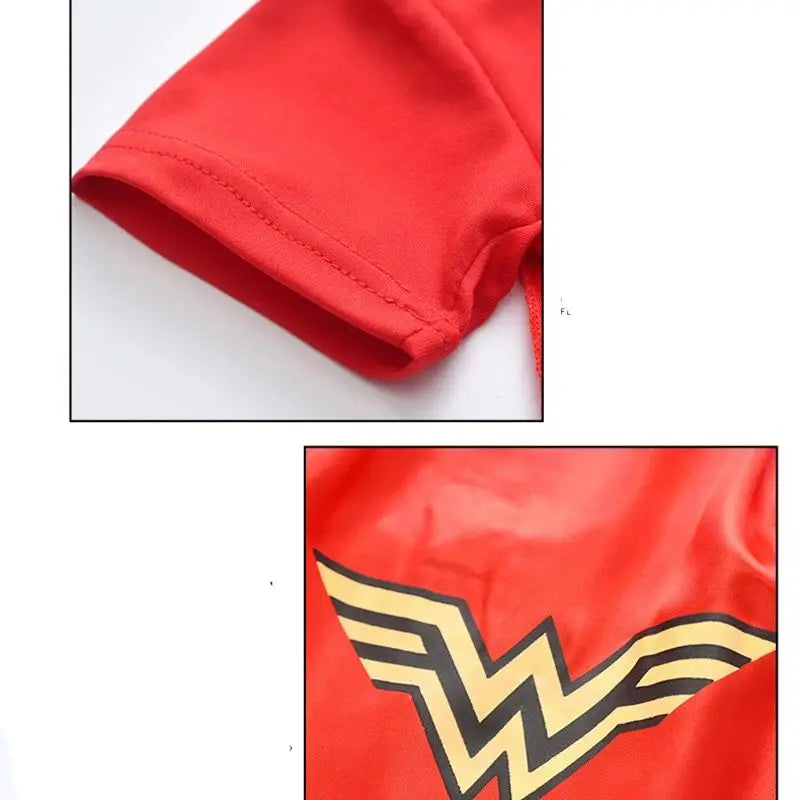 Kids Superhero Costume Set with Cape and Accessories