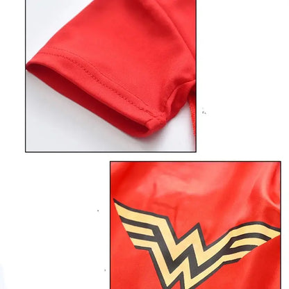 Kids Superhero Costume Set with Cape and Accessories