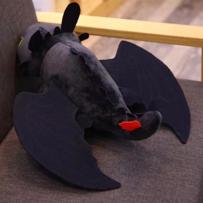 Toothless Plush Toy – Soft Dragon Stuffed Doll