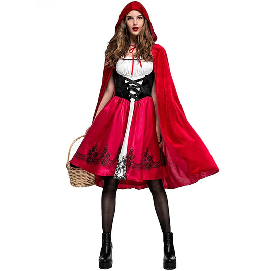 Little Red Riding Hood Costume Dress Set
