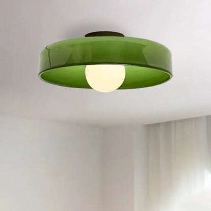 Nordic LED Glass Ceiling Light, Modern Style