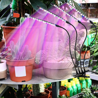 LED Plant Grow Light with Timer and Clip