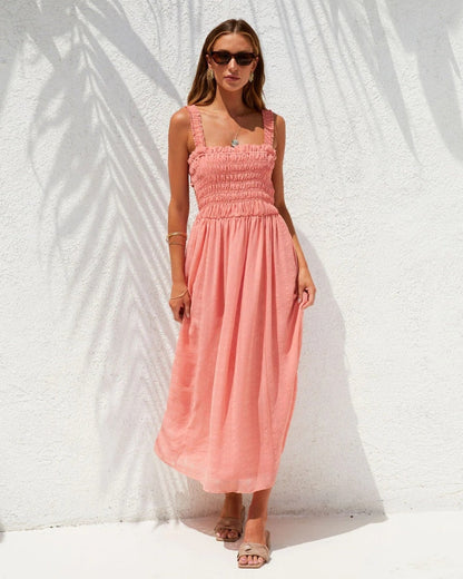 Elegant Pink Maxi Dress for All Occasions
