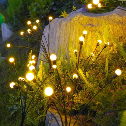 Solar Firefly Garden Lights Waterproof Outdoor Decorative Stake Lights