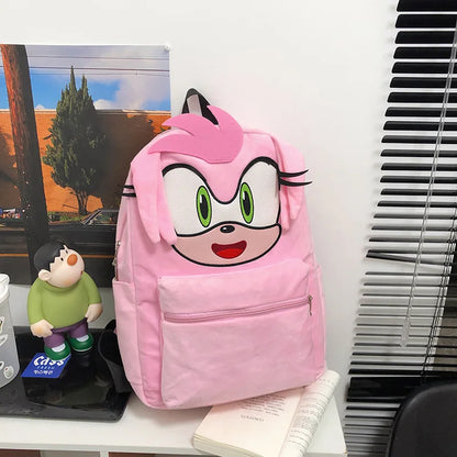 Character Flannel Backpack with Adjustable Straps