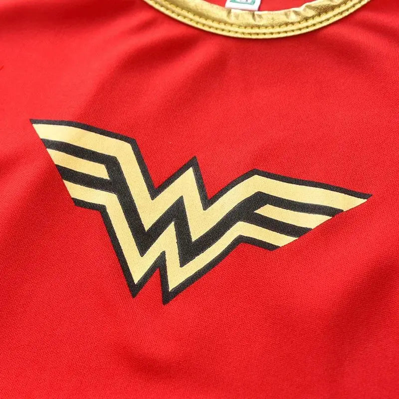 Kids Superhero Costume Set with Cape and Accessories