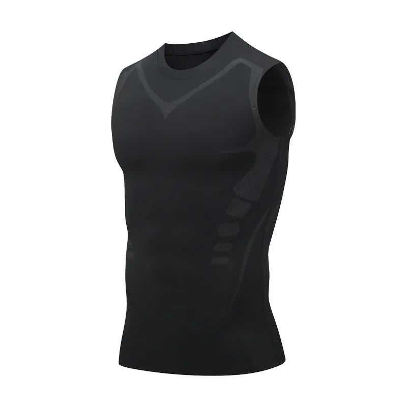 Men’s Compression Gym Tank Top – Quick Dry Vest