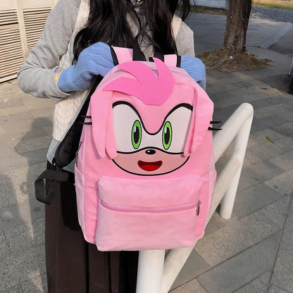 Character Flannel Backpack with Adjustable Straps