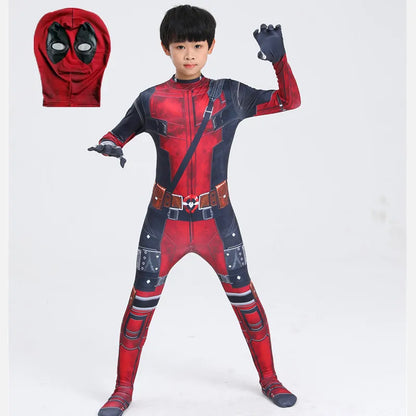 Kids Full-Body Costume Set with Mask and Gloves