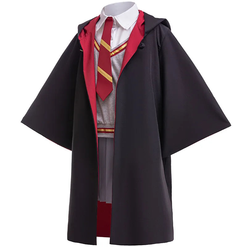 Girls' Halloween Striped Top and Cape Costume
