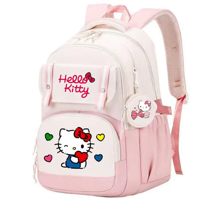 Kids Backpack with Matching Coin Purse and Character Print