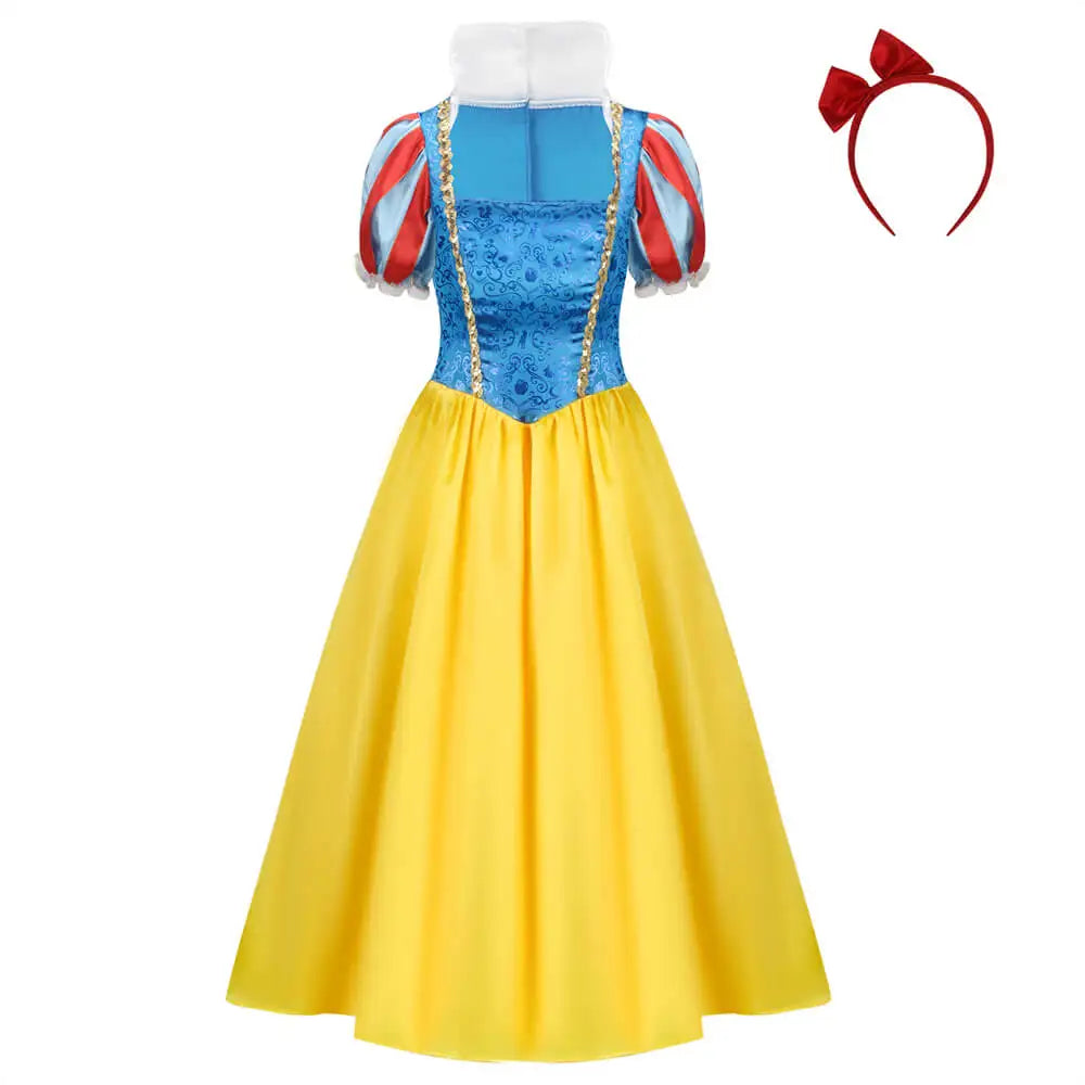 Snow White Costume Dress with Headband
