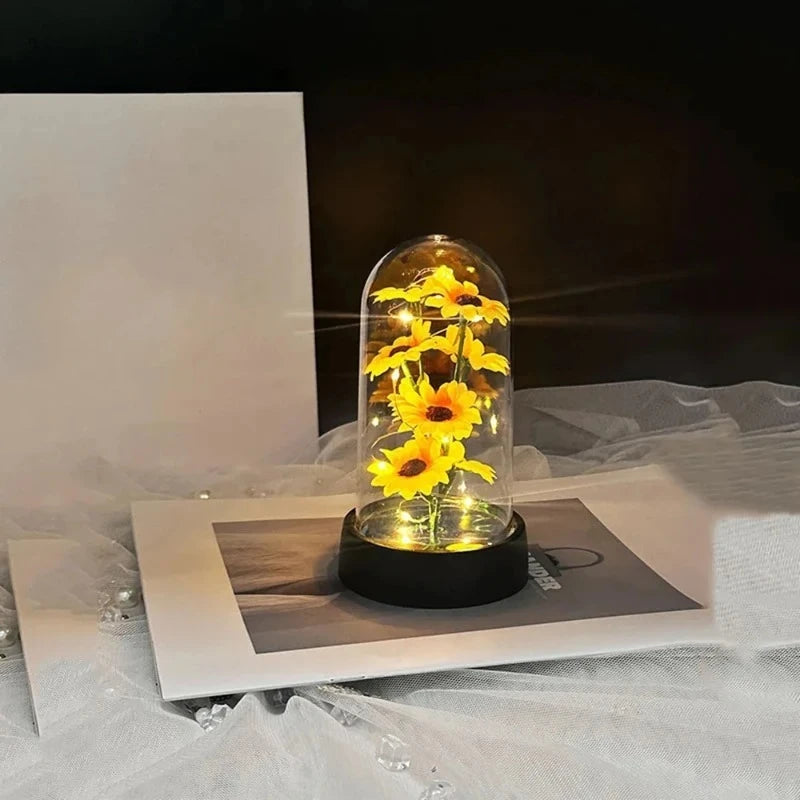Sunflower LED Dome Gift Light for Special Occasions