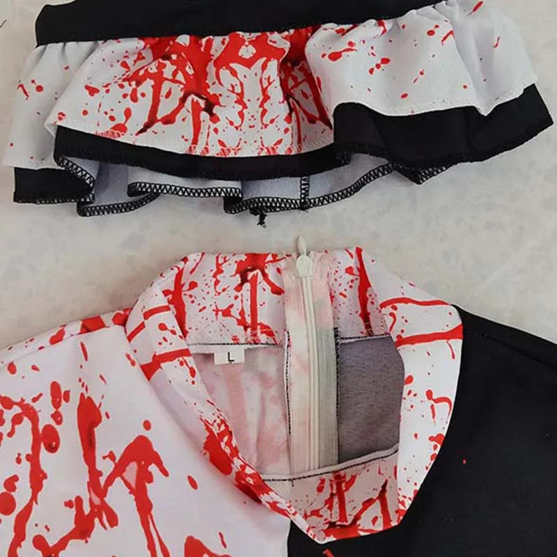 Men's Terrifier Art The Clown Jumpsuit Costume Set