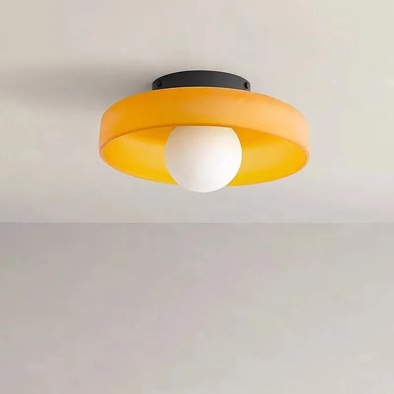 Nordic LED Glass Ceiling Light, Modern Style