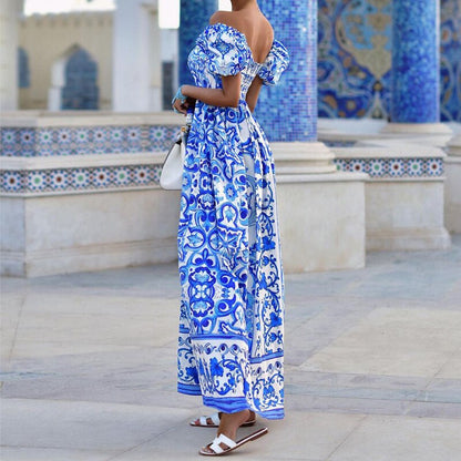 Chic Vintage-Inspired Maxi Dress