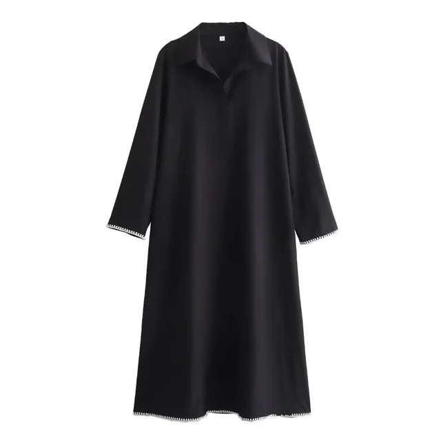 Lightweight Polyester Summer Dress - Effortless Style