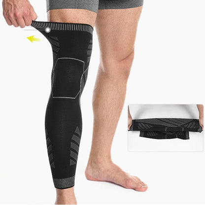 Knee Support Compression Sleeve – Full Leg Coverage
