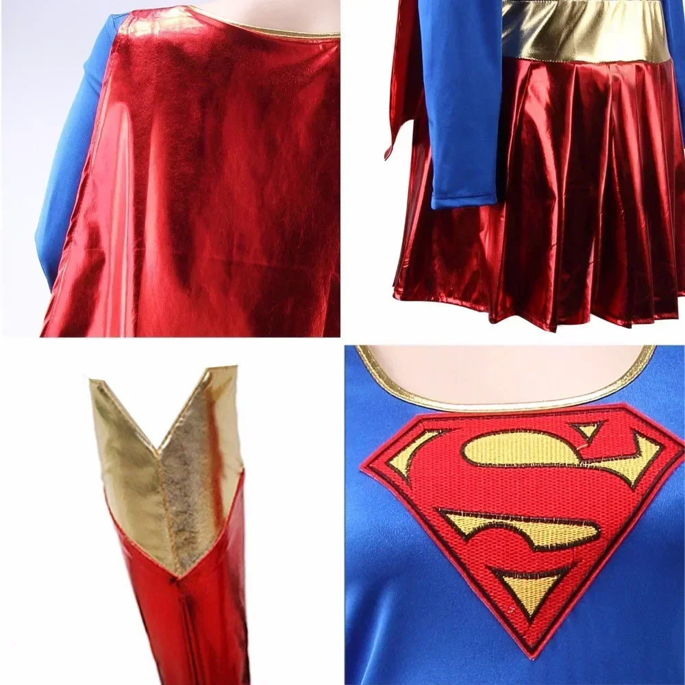Superhero-Themed Costume Dress for Women