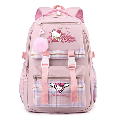 Casual School Backpack with Adjustable Straps and Character Print