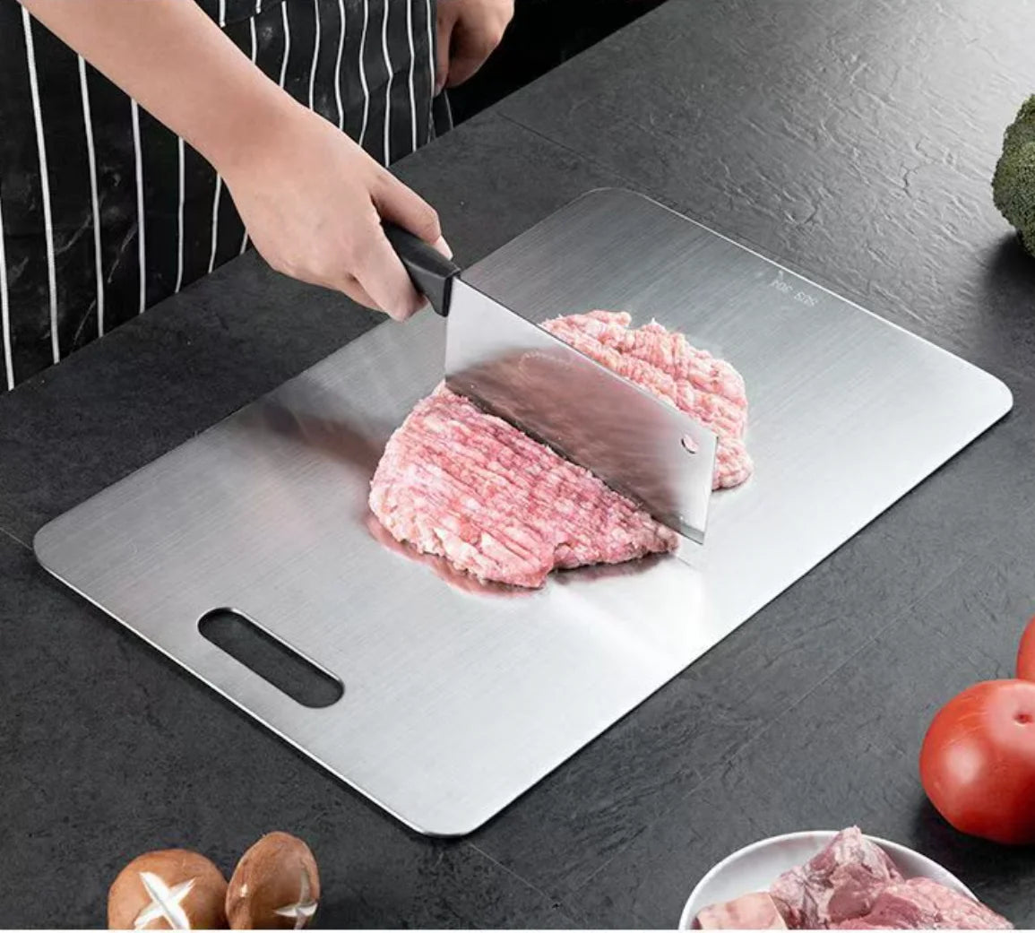 Stainless Steel Cutting Board – Anti-Bacterial & Durable