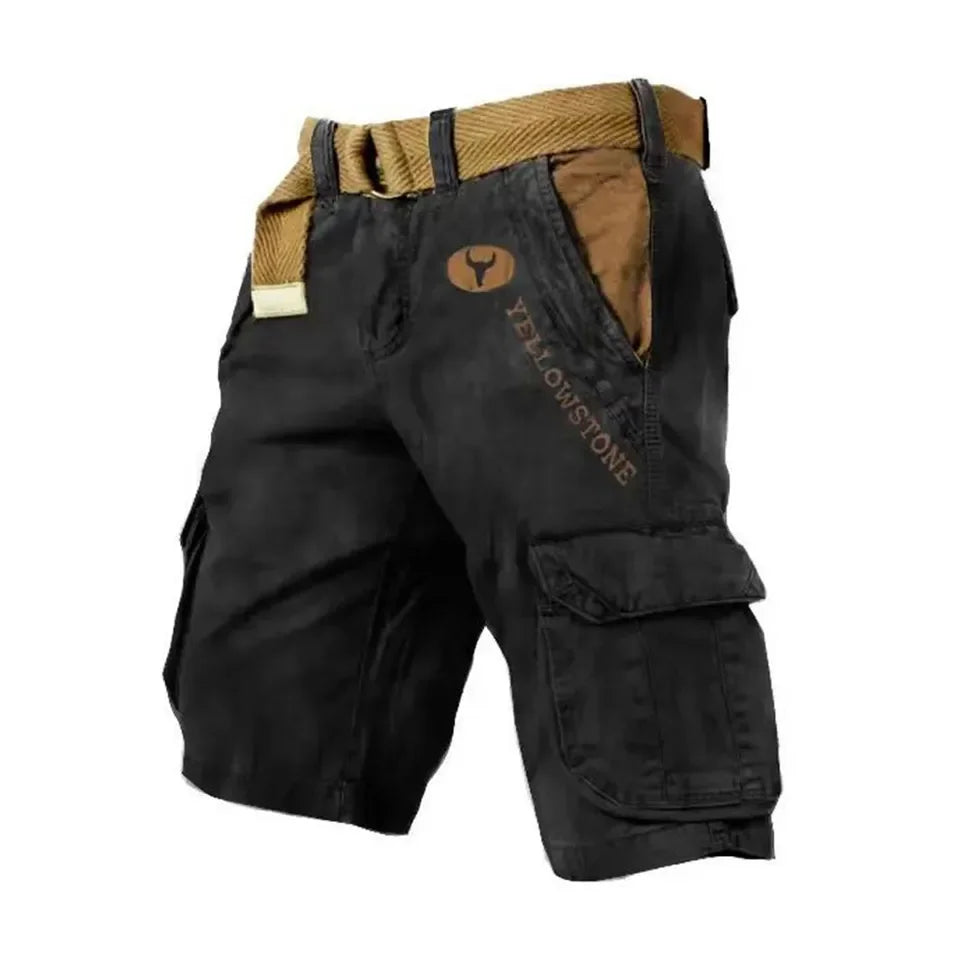 Men's Military Style Casual Cargo Shorts