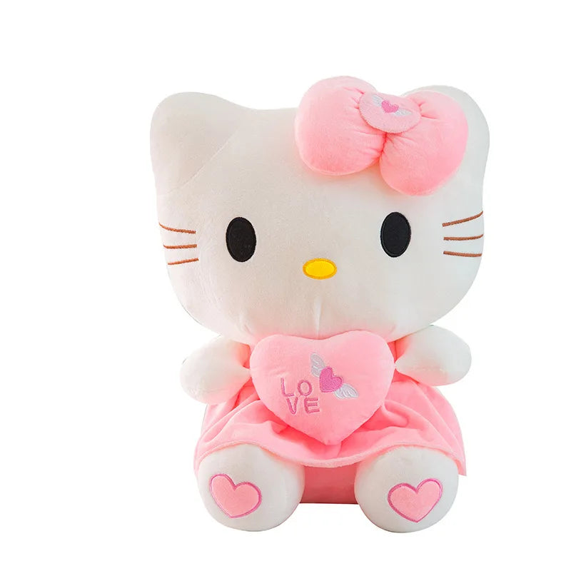 Hello Kitty Plush – 9.8 Inches Heart Hugging Cartoon Toy Gift – Leela ...