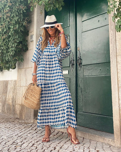 Elegant Bohemian Long Dress - Effortless Style