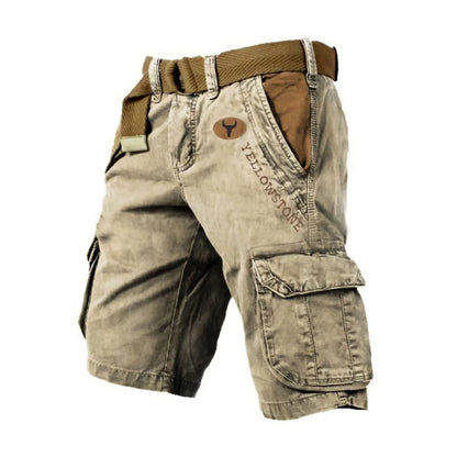 Men's Military Style Casual Cargo Shorts