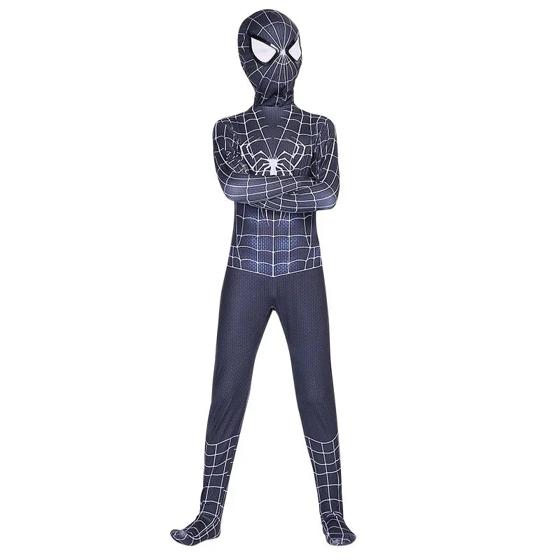Kids Spiderman 3D Spandex Costume Bodysuit