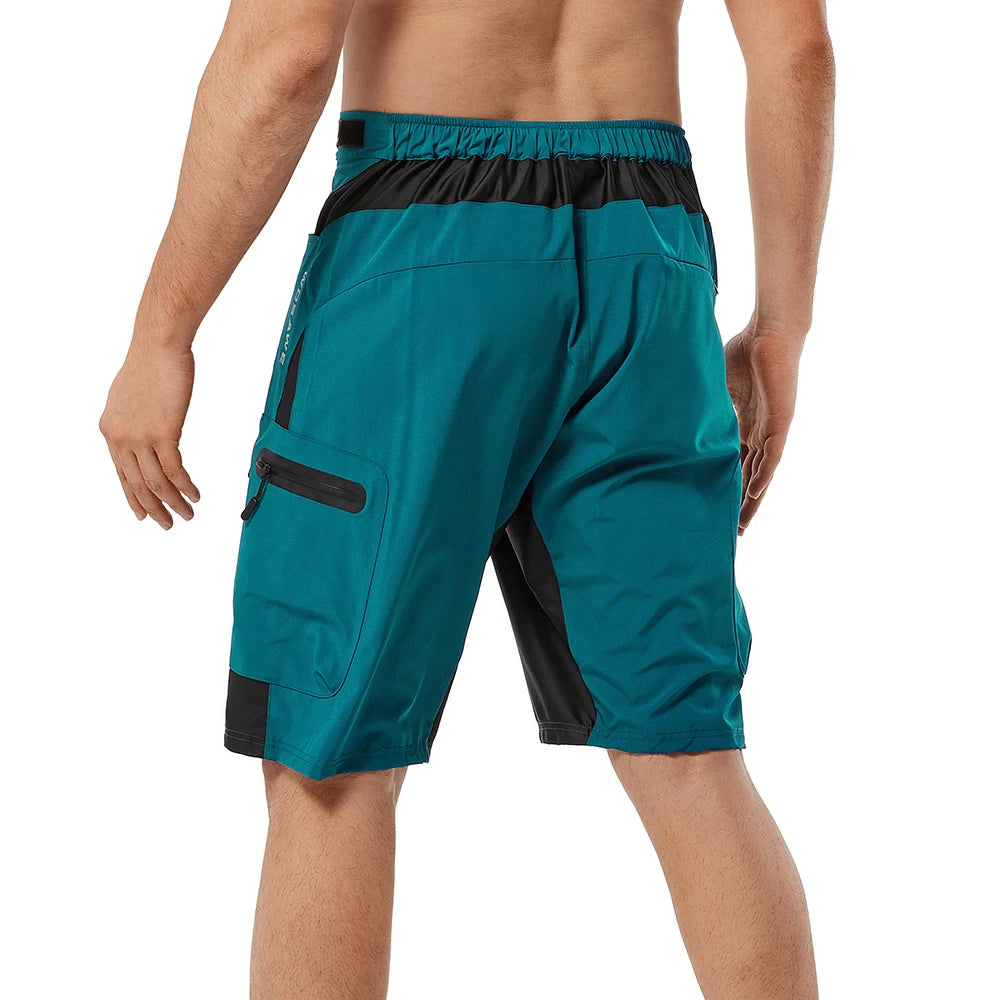 Men's Lightweight Outdoor Sports Shorts with Zipper Pockets